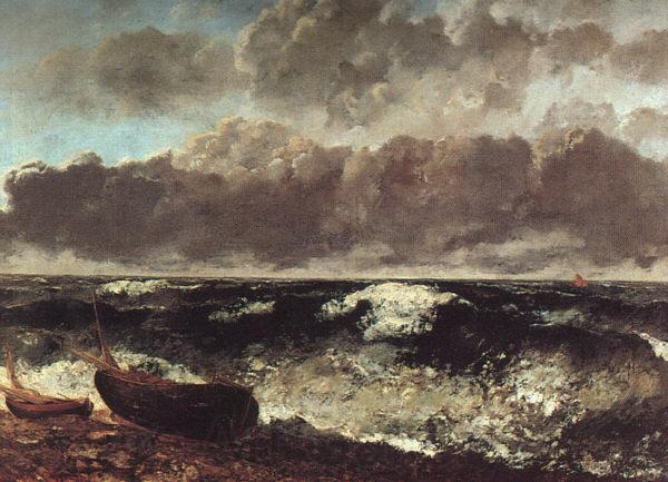 Gustave Courbet The Wave Spain oil painting art